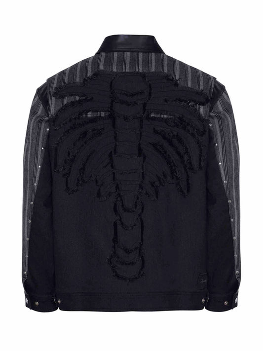 Striped Backbone Jacket