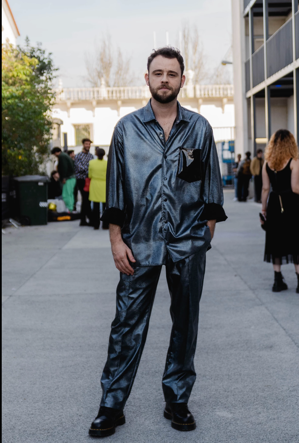 Metallic Trousers