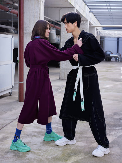Black Judogi Coat