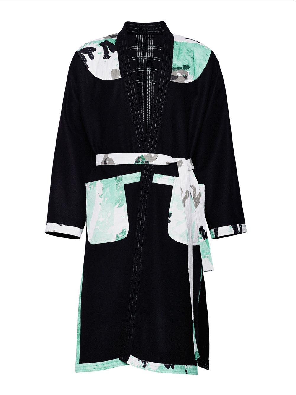 Black Judogi Coat