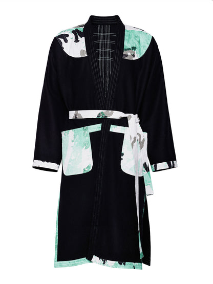 Black Judogi Coat