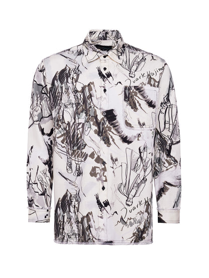 Printed Seam Shirt
