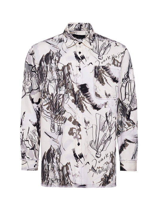 Printed Seam Shirt