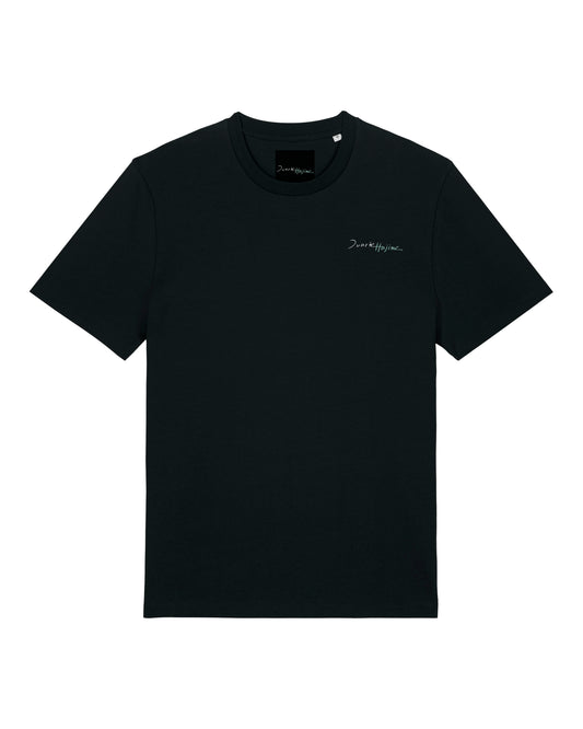 Black T-shirt with logo