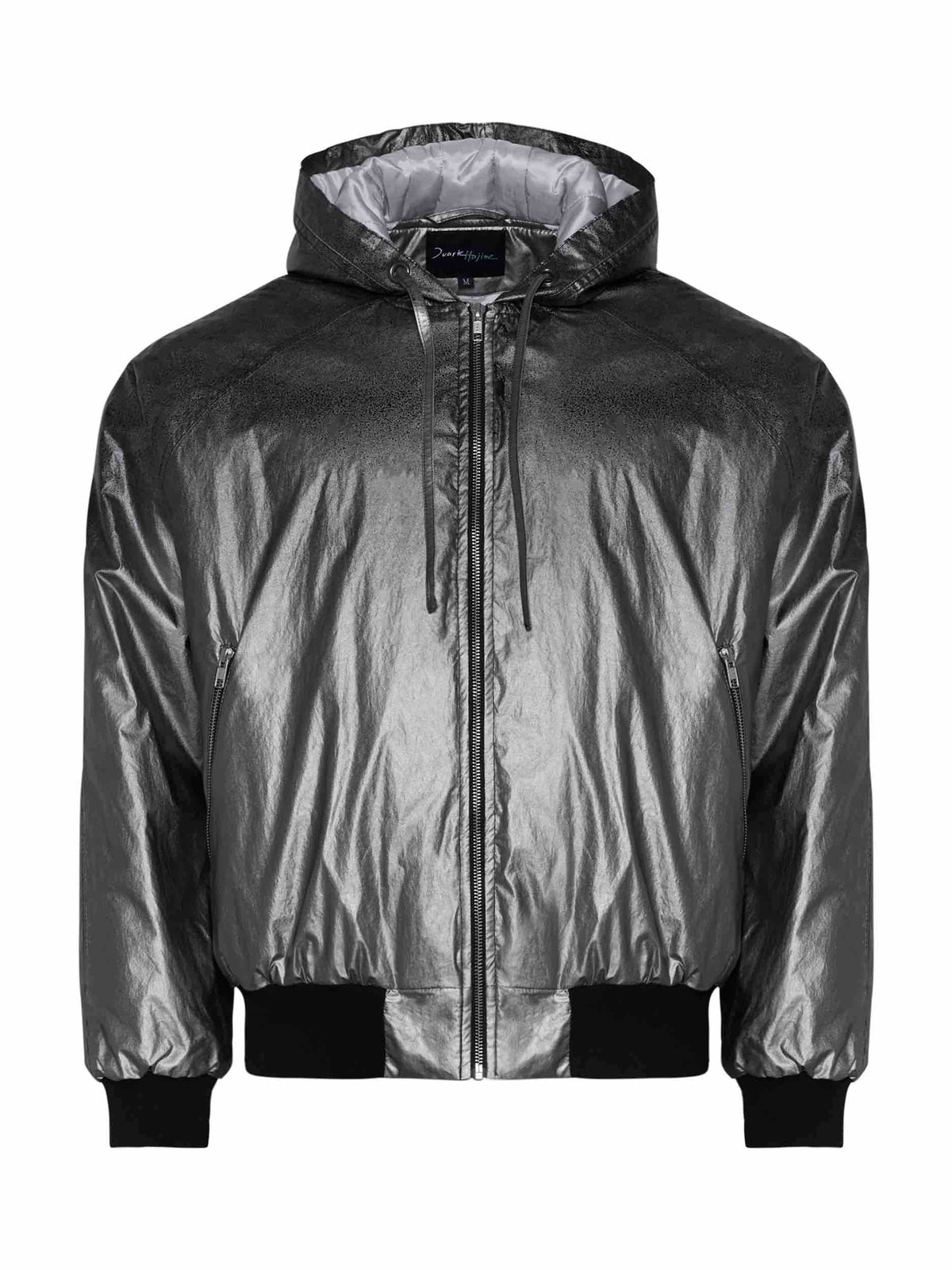 Silver Raglan Bomber