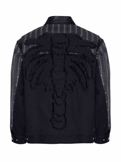 Striped Backbone Jacket