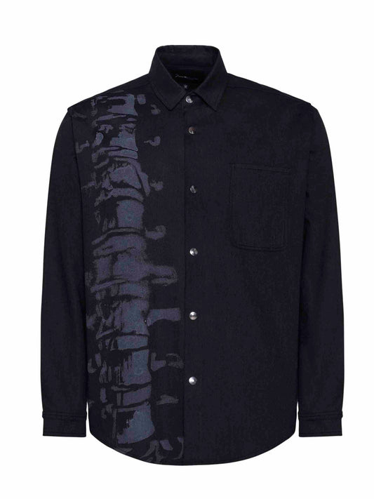 Grey Denim Overshirt