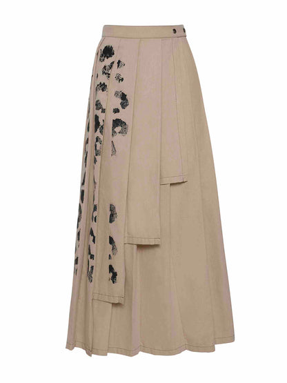 Whiskey Pleated Skirt Front