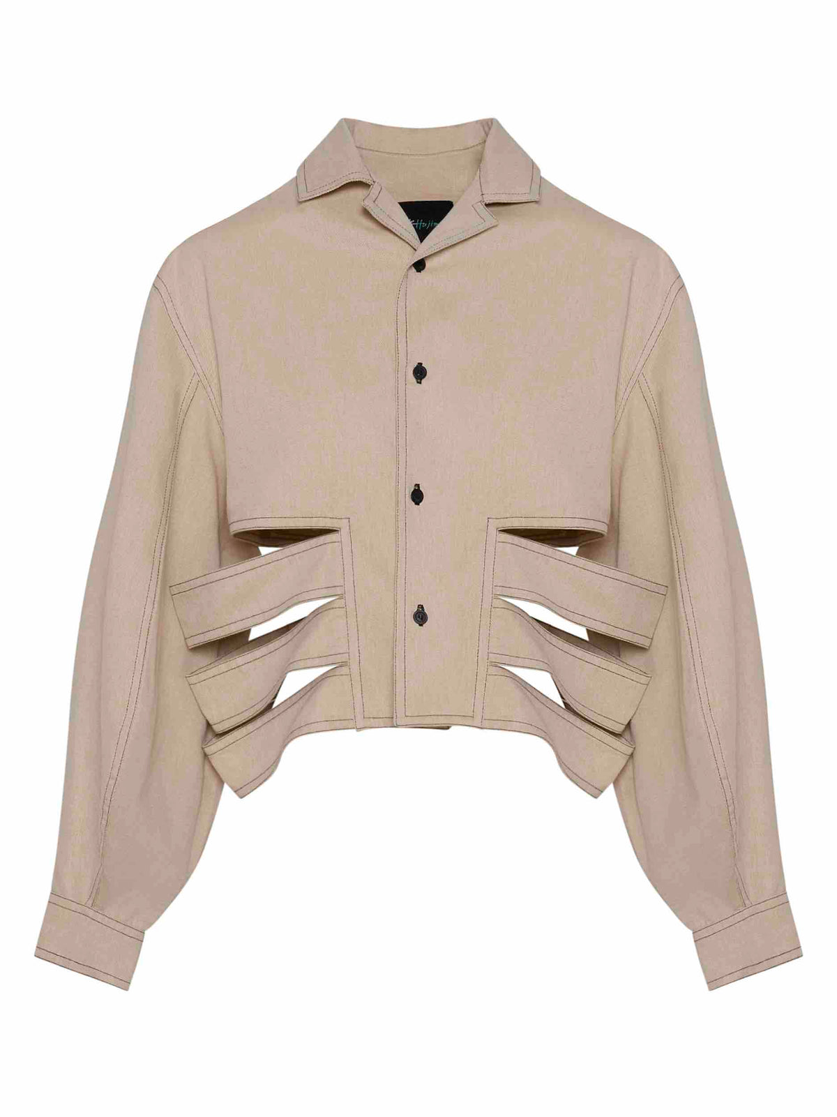 Whiskey Crop Shirt Front