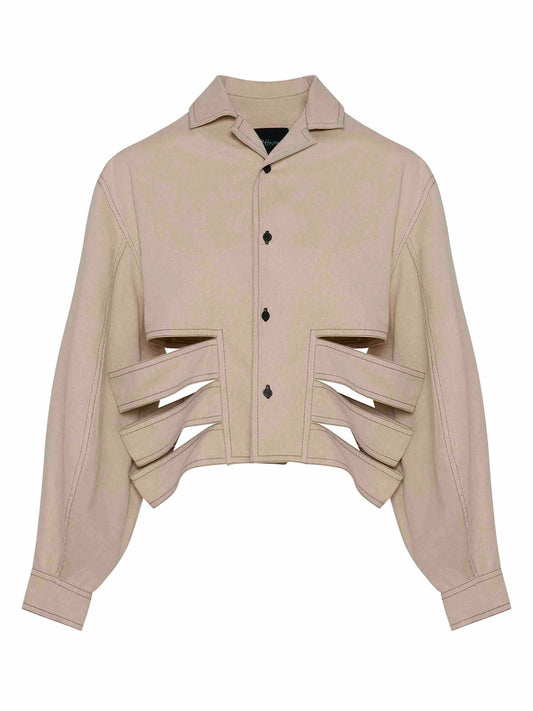 Whiskey Crop Shirt Front