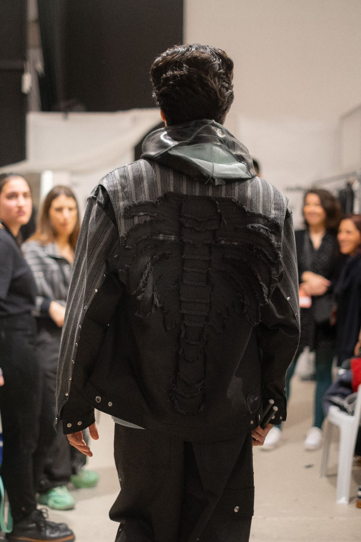 Striped Backbone Jacket