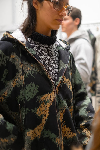 Leopard Raglan Bomber