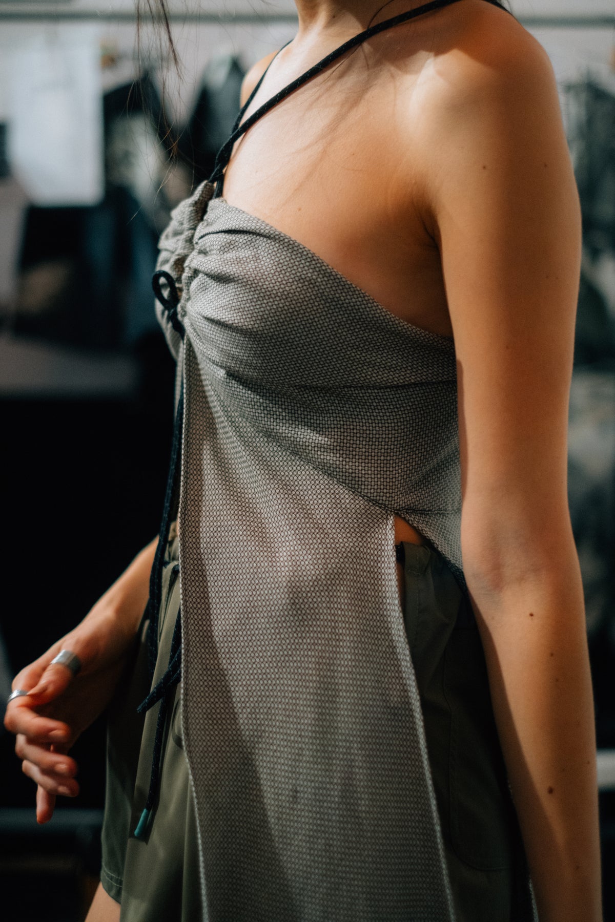 SS26 Textured Slither Top
