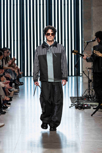 Striped Backbone Jacket