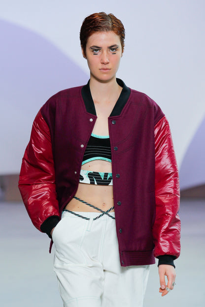 Burgundy Hajime Bomber
