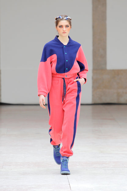 Coral Wool Track Pants