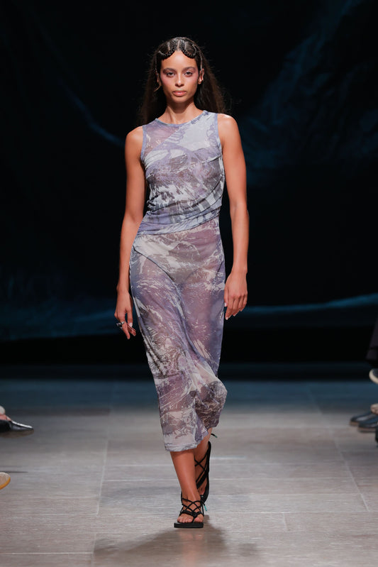 Translucent Mesh Dress
