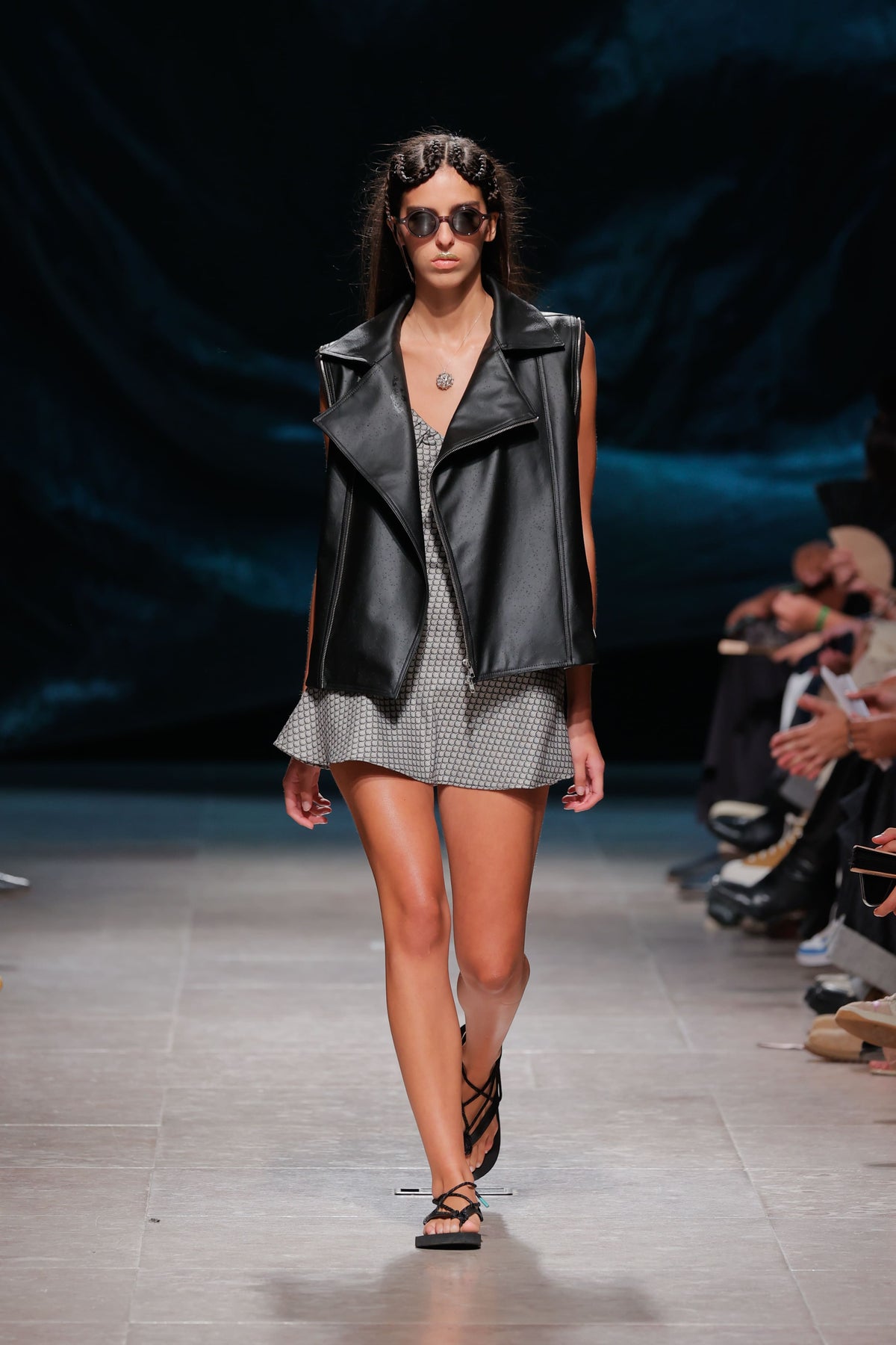 SS26 Scales Slither Shorts Dress