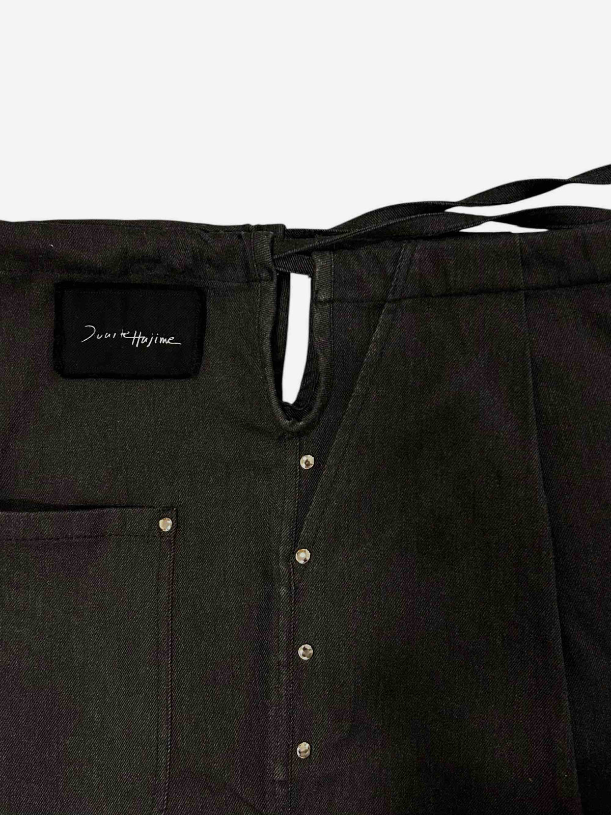 Grey Hajime Pleated Trousers