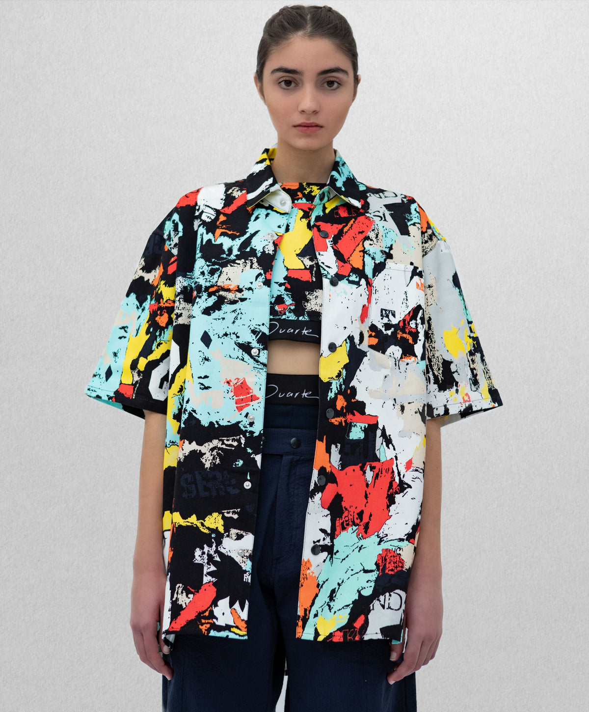 Relaxed Short Sleeve Printed Shirt