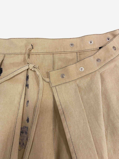 Whiskey Pleated Skirt