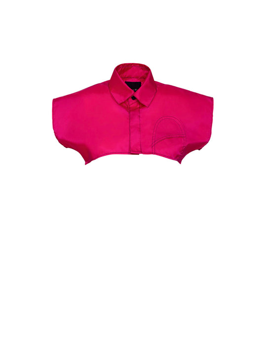 Fuchsia Cropped Shirt