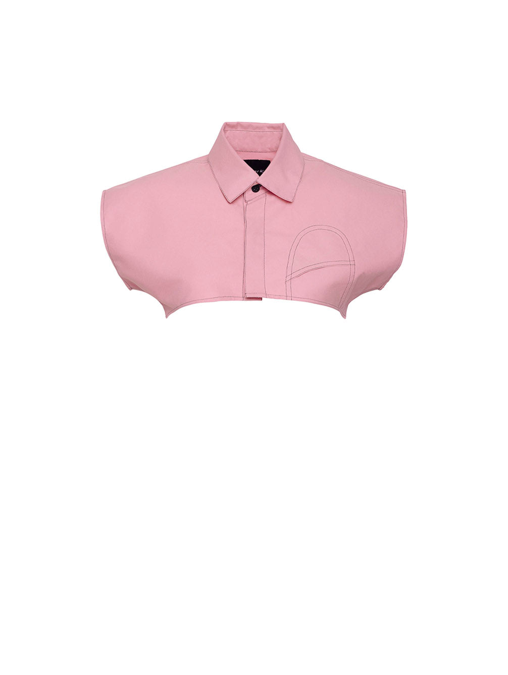 Pink Cropped Shirt