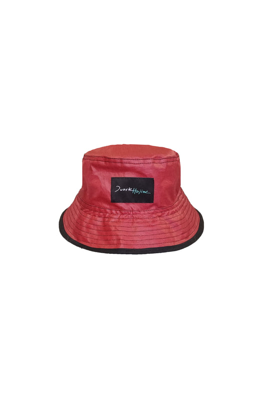 Reversible Red Bucket Hat