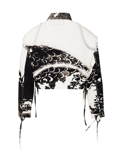 Printed Short Trucker