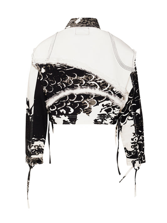 Printed Short Trucker