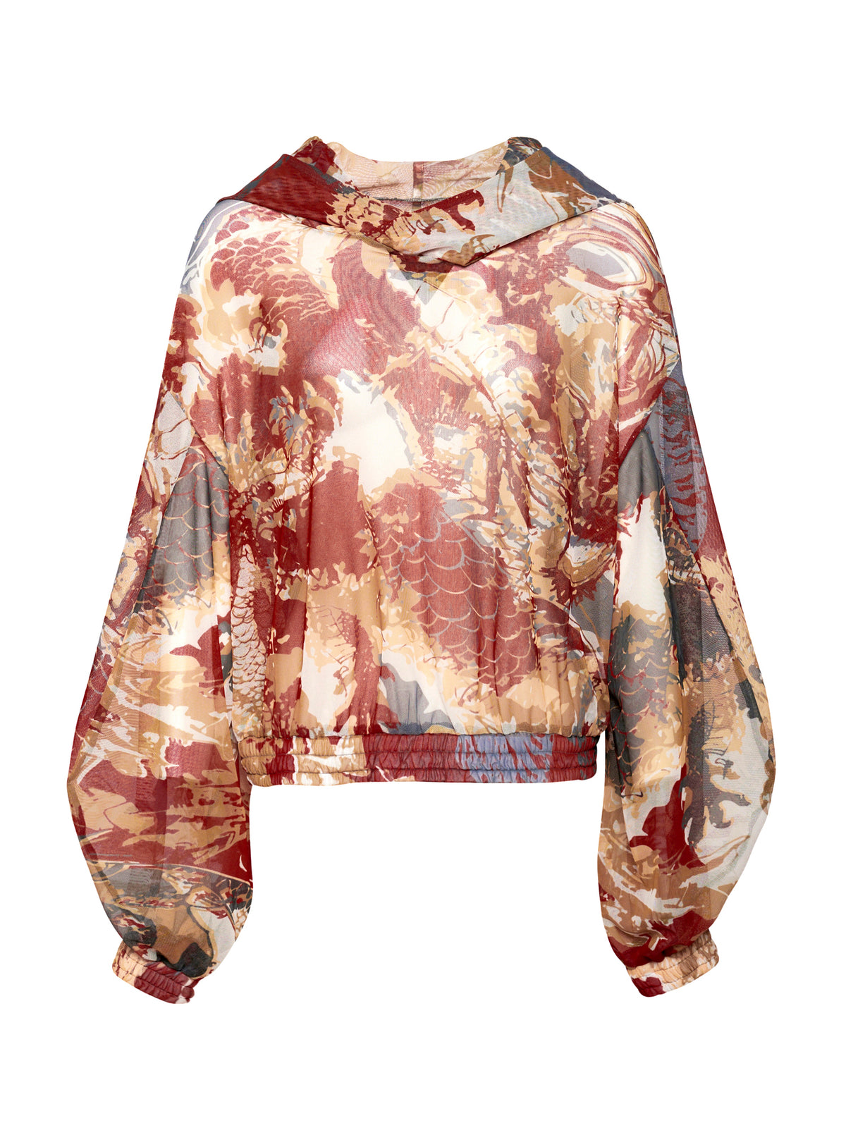 Mesh Emblems Sweater