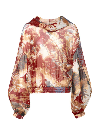 Mesh Emblems Sweater