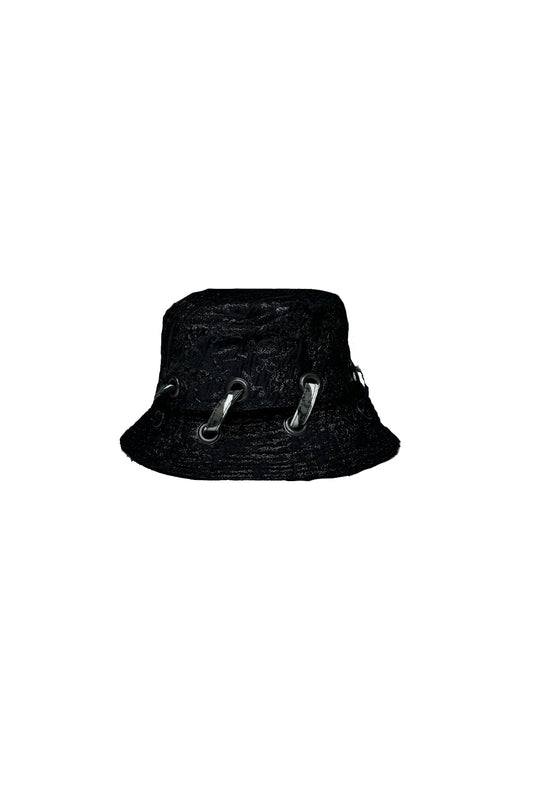 Reversible Black Bucket Hat