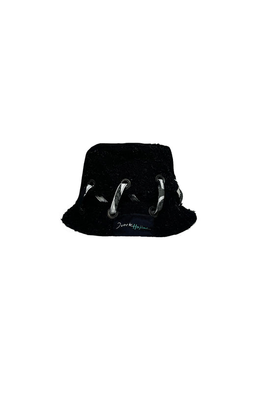 Reversible Black Bucket Hat