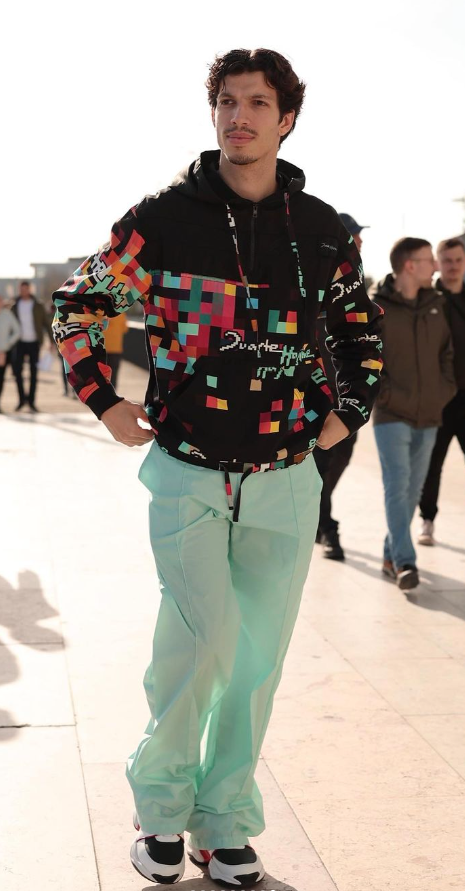 Printed Level Sweater