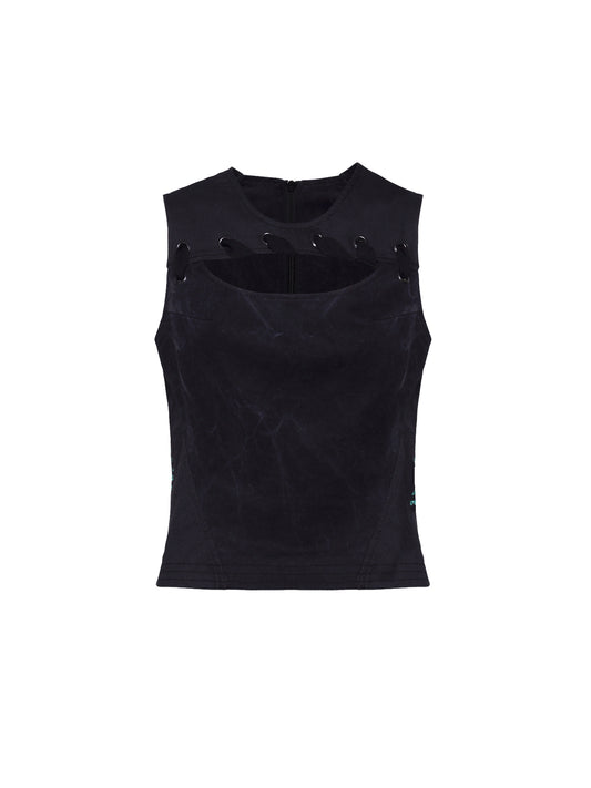 Demon Black  Armour Top