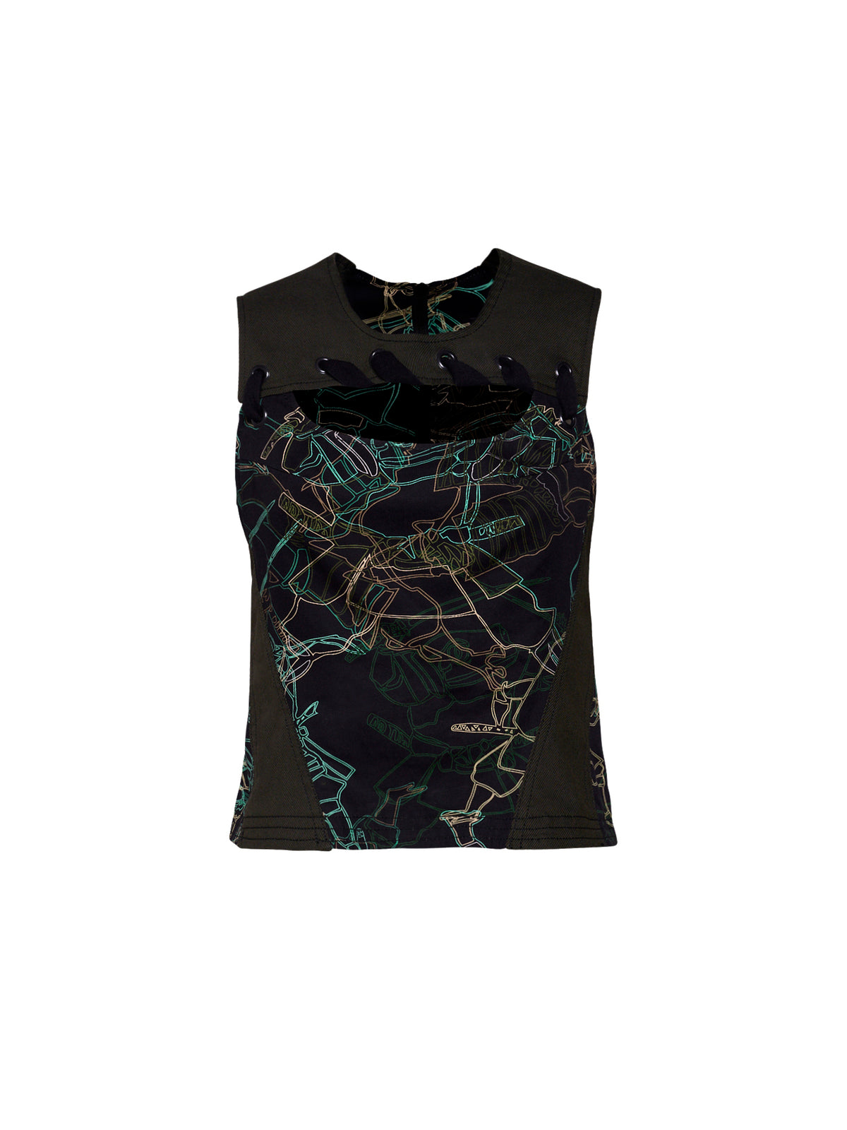 Printed Armour Top