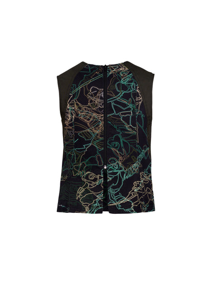 Printed Armour Top