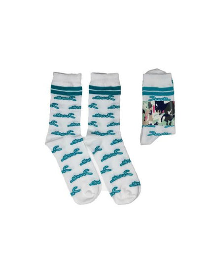 White Swell Socks