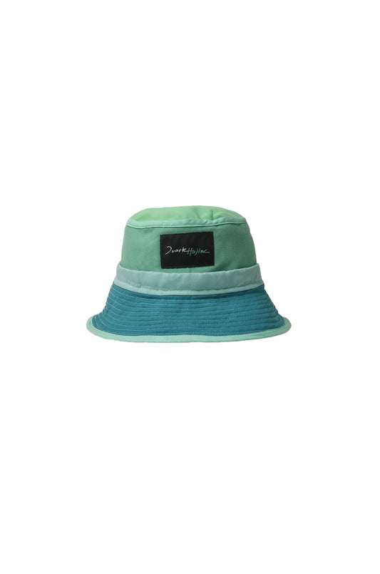 Reversible Mint Bucket Hat w/Drawstring