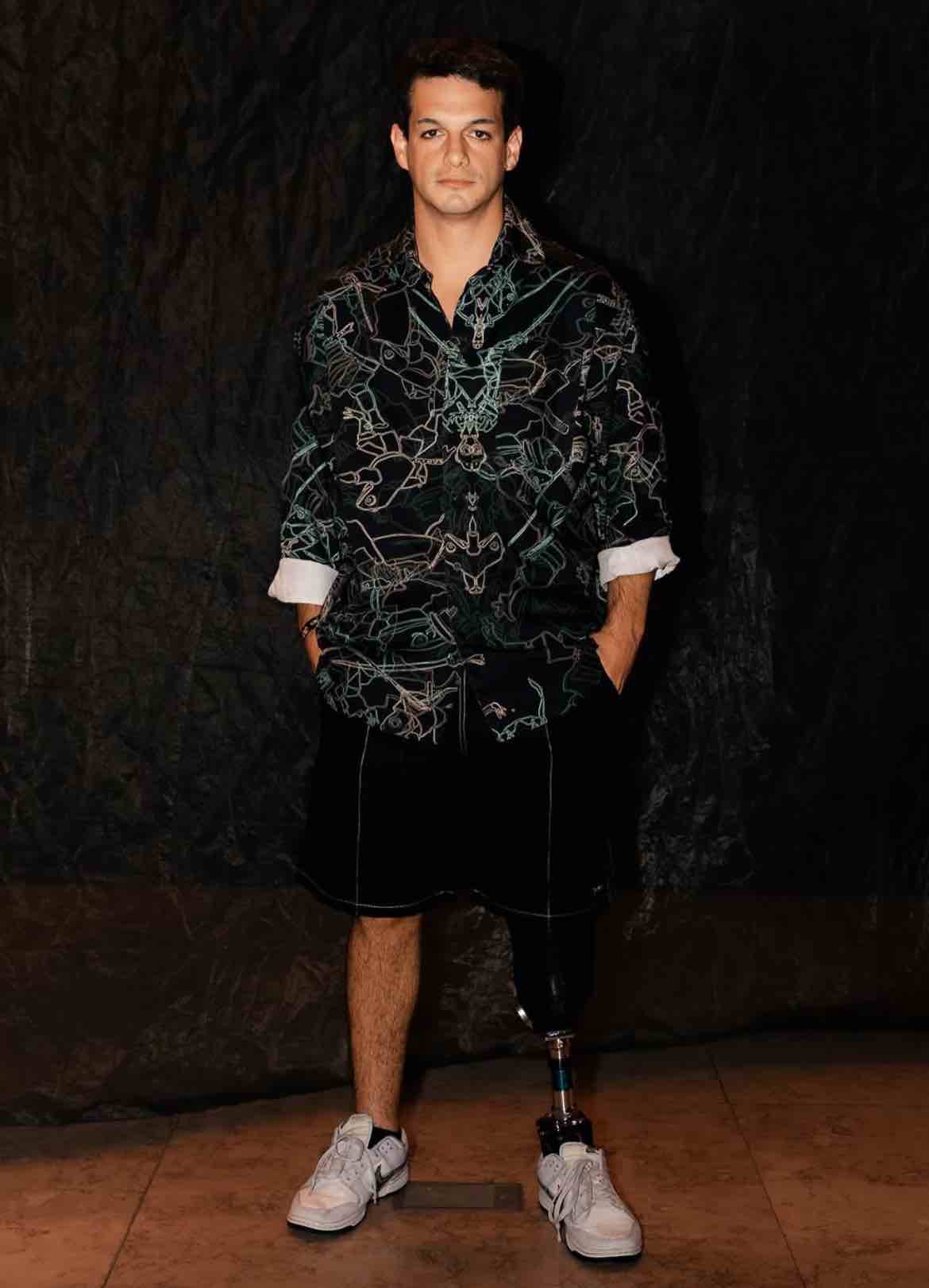 Actor and Athlete Diogo Carmona wearing DuarteHajime