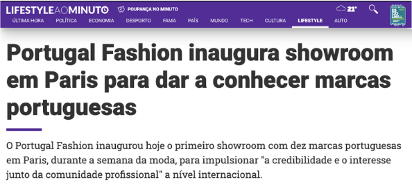 LIFESTYLE AO MINUTO