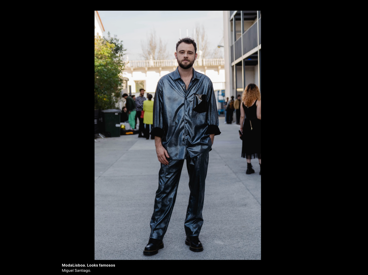 Actor Miguel Santiago in our AW22 set at ModaLisboa

March 2023