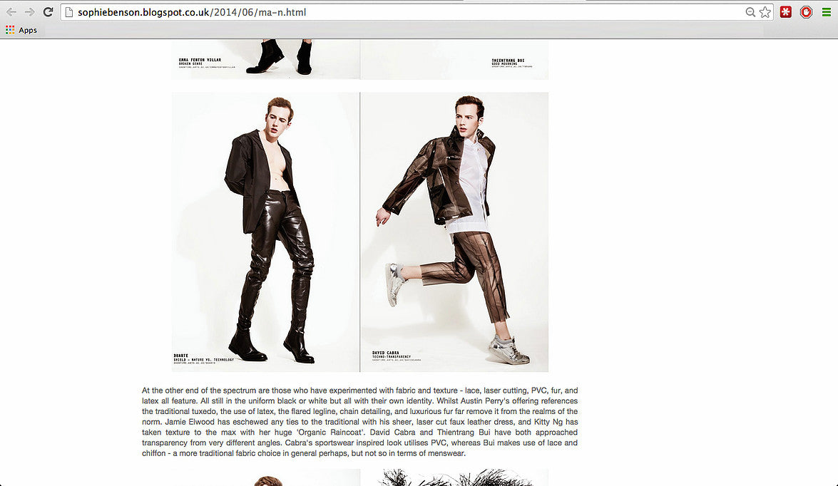 Colours May Vary, blog (Online)