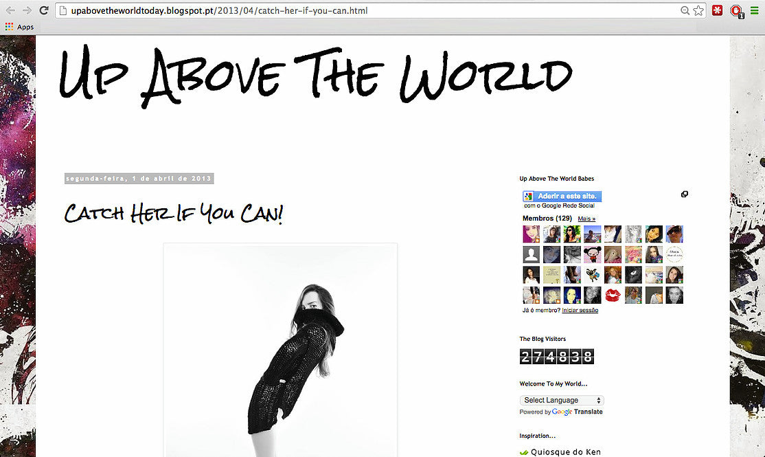 UpAboveTheWorld, blog (Online)
