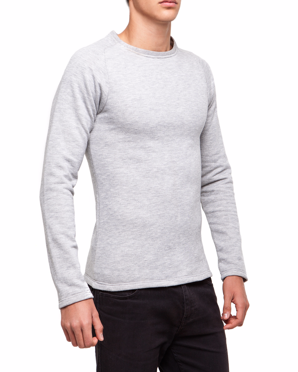 Grey Cotton Sweater