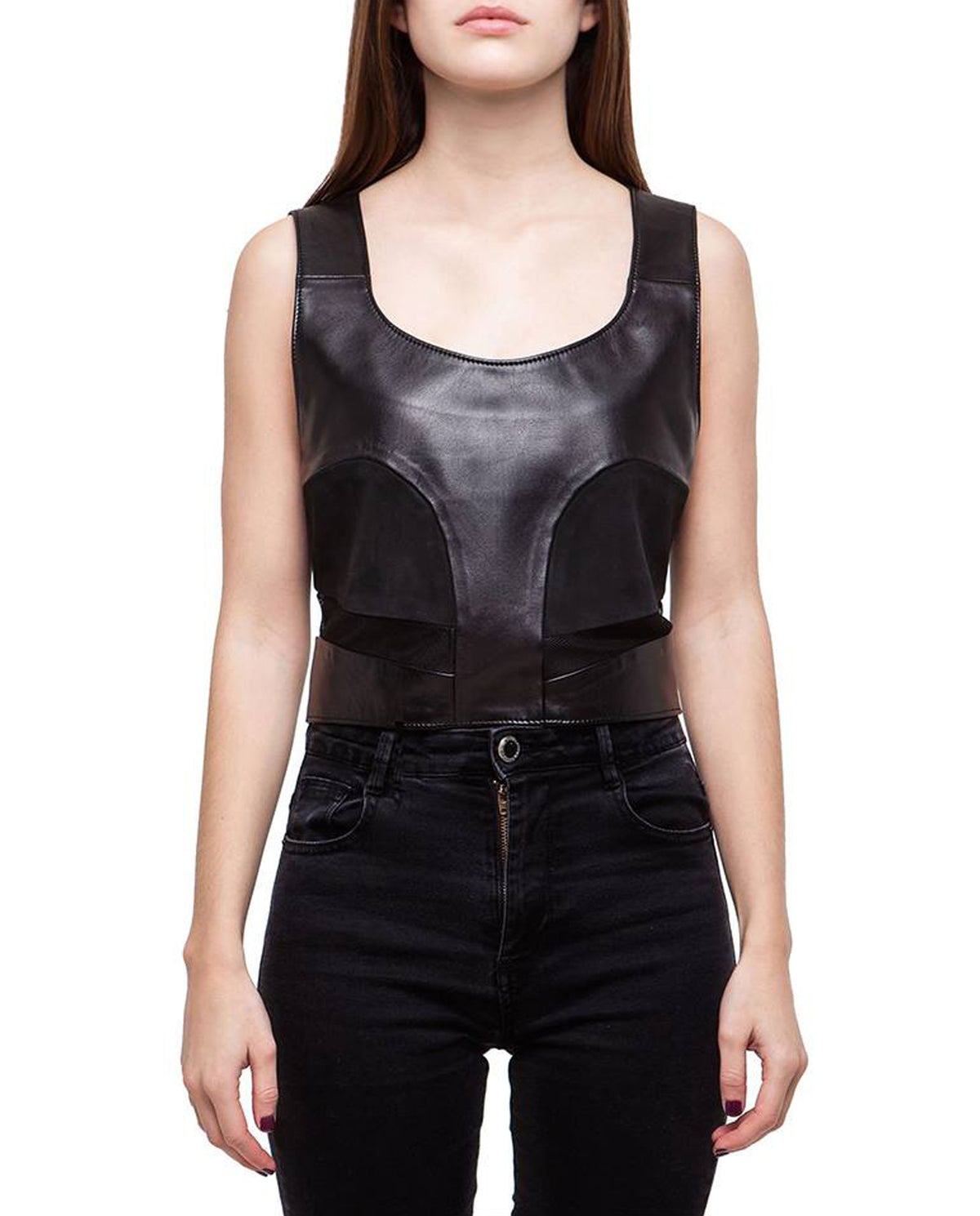 Black Leather Top