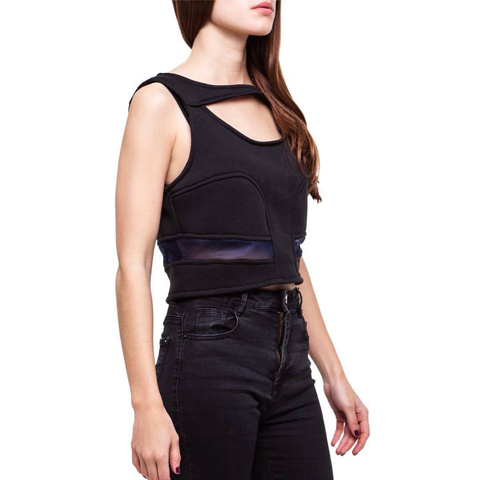 Black Cotton Top