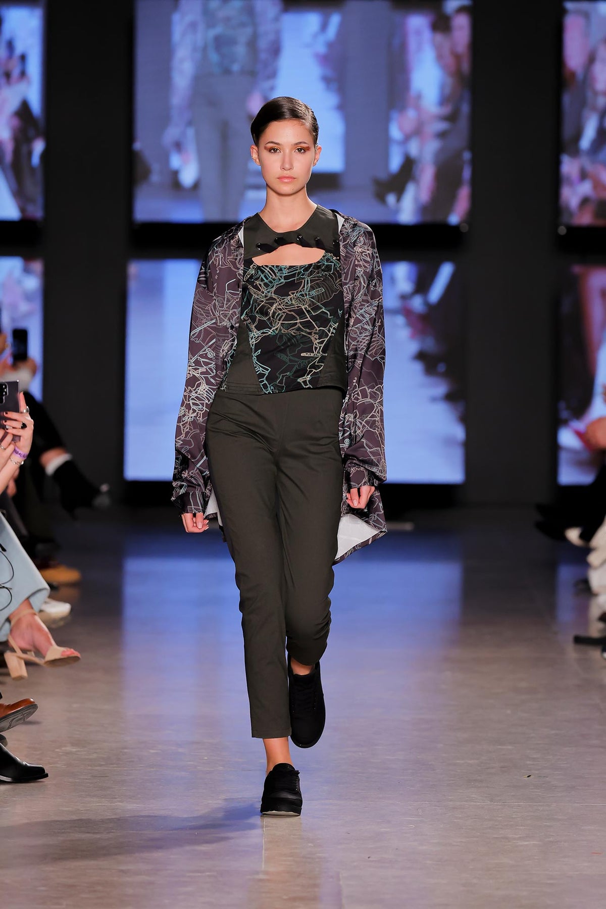 Satin Kaeru Long Shirt