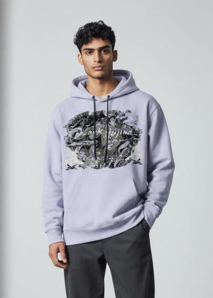 Lilac Sweater with Medusa print